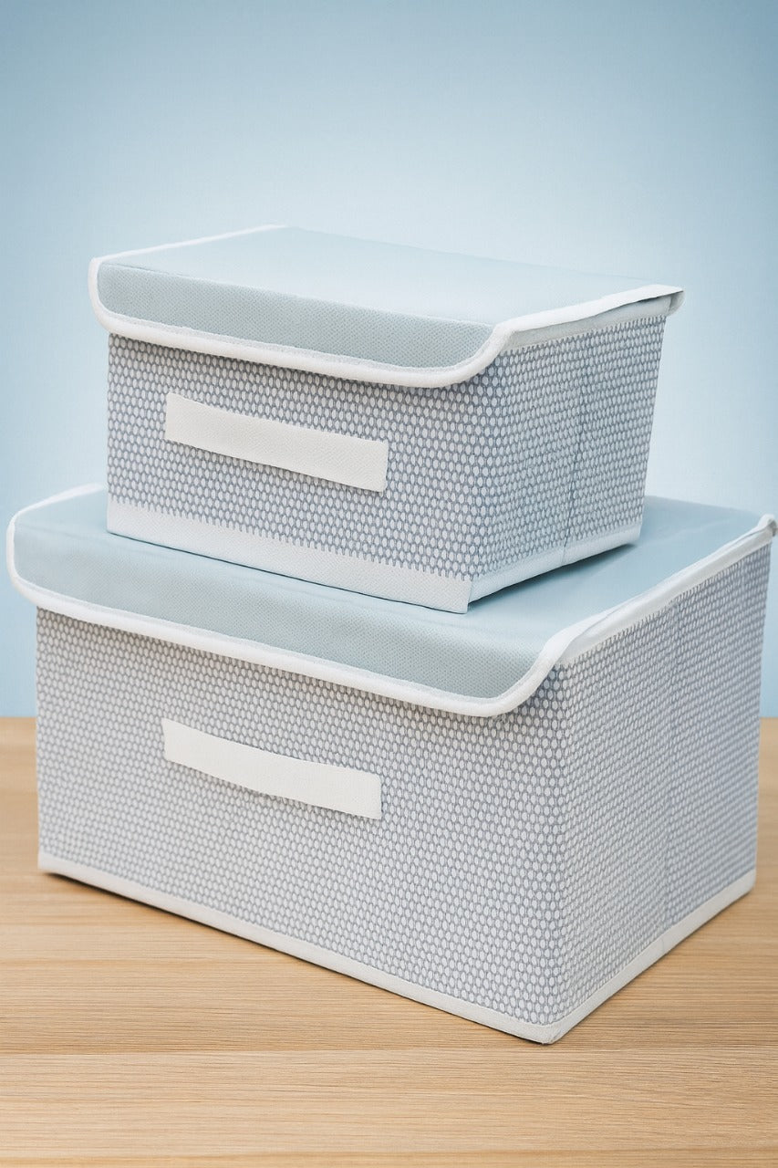 HomVault Multipurpose Storage Boxes (Pack of 2)